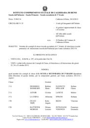 ISTITUTO COMPRENSIVO STATALE DI CALDERARA DI RENO