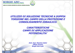 utilizzo di soluzioni tecniche a doppia torsione nel