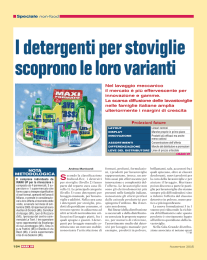 Markup 134 – I detergenti per stoviglie scoprono le loro varianti