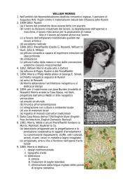 WILLIAM MORRIS 1. Nell`ambito del