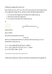 Problema di pagina 85 numero 16 Due cariche q1