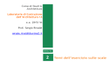 temi per l`esercizio sulla scala