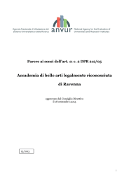 Accademia di belle arti legalmente riconosciuta di Ravenna