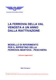 la ferrovia della val venosta a un anno dalla