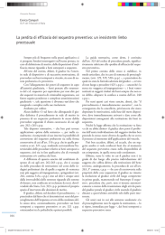 La perdita di efficacia del sequestro preventivo: un inesistente limbo