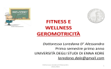 Fitness e welness nell`età anziana