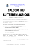 Servizio comunale di calcolo IMU Terreni agricoli