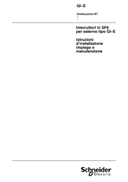 GI--E Interruttori in SF6 per esterno tipo GI-