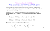 Titolazioni A Poliprotici - Dipartimento di Scienze Chimiche