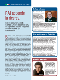 RAI accende la ricerca