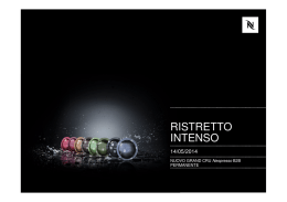 ristretto intenso - Distributori Automatici Marche