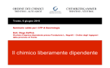 chimico liberamente dipendente presentazione