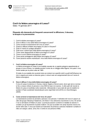 Cos`è la febbre emorragica di Lassa? Risposte alle domande più