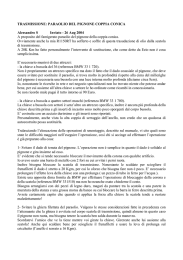 TRASMISSIONE: PARAOLIO DEL PIGNONE COPPIA