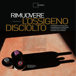 Rimuovere l`ossigeno disciolto