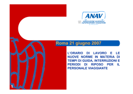 diapositive orario di lavoro - Faisa