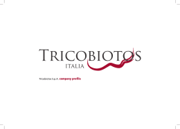 Company Profile - Tricobiotos S.p.A.