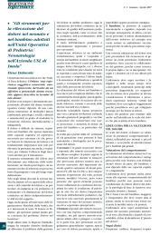 • “Gli strumenti per la rilevazione del dolore nel neonato e nel