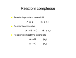 Reazioni complesse