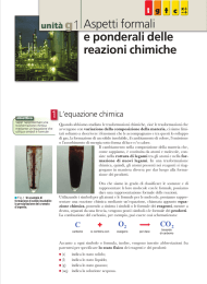 unit&agrave; g1 Aspetti formali e ponderali delle reazioni chimiche