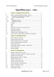 OpenOffice.org 3. - Calc