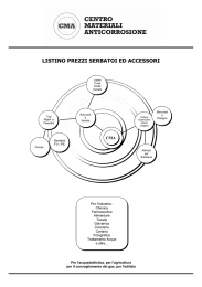 serbatoi ed accessori - CMA - Centro Materiali Anticorrosione