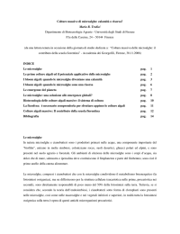 Colture massive di microalghe: calamità o risorsa? Mario R. Tredici