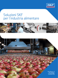 Soluzioni SKF per l`industria alimentare