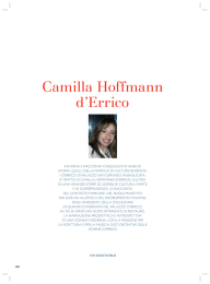 Camilla Hoffmann d`Errico - Consiglio Regionale della Basilicata