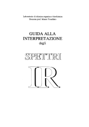 Guida Interpretazione Spettri IR