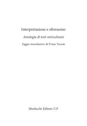 Interpretazione e oltreuomo