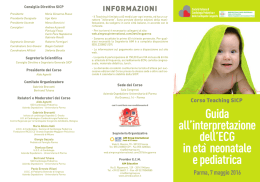 Guida all`interpretazione dell`ECG in eta` neonatale e pediatrica