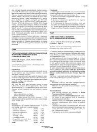 LINEE GUIDA PER LA DIAGNOSI DELLE PARASSITOSI INTESTINALI