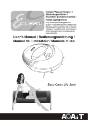 User`s Manual / Bedienungsanleitung / Manuel de l