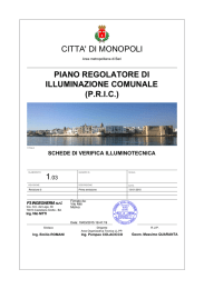 Schede di verifica illuminotecnica