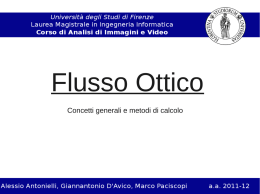 Flusso Ottico - Alla fine del palo