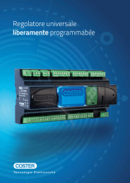 Regolatore universale liberamente programmabile