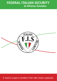 federal italian security - FIS® Federal Italian Security