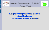 La partecipazione attiva degli alunni alla vita della scuola