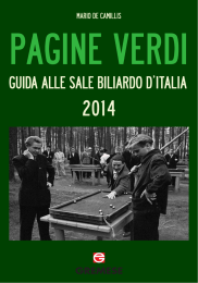 guida alle sale biliardo d`italia