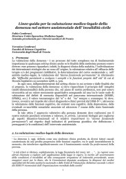 Linee-guida per la valutazione medico