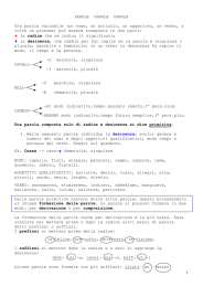 radice e desinenza - La Teca Didattica