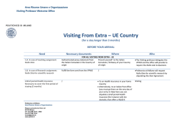 Visiting From Extra – UE Country
