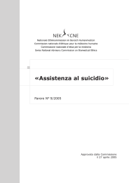 «Assistenza al suicidio»