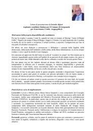 lettera di presentazione di