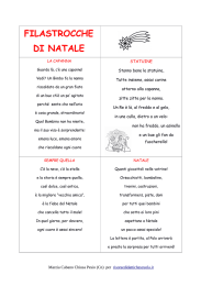 scheda didattica filastrocche natalizie