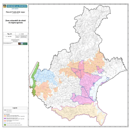 Zone vulnerabili da nitrati di origine agricola Piano di Tutela delle