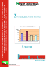 Zone vulnerabili da prodotti fitosanitari