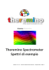 Sistema theremino Theremino Spectrometer Spettri di esempio