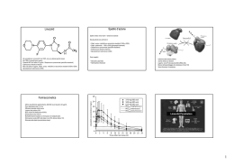 Linezolid Spettro d`azione Farmacocinetica